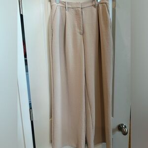 Abercrombie Premium crepe pant ultra wide leg pant